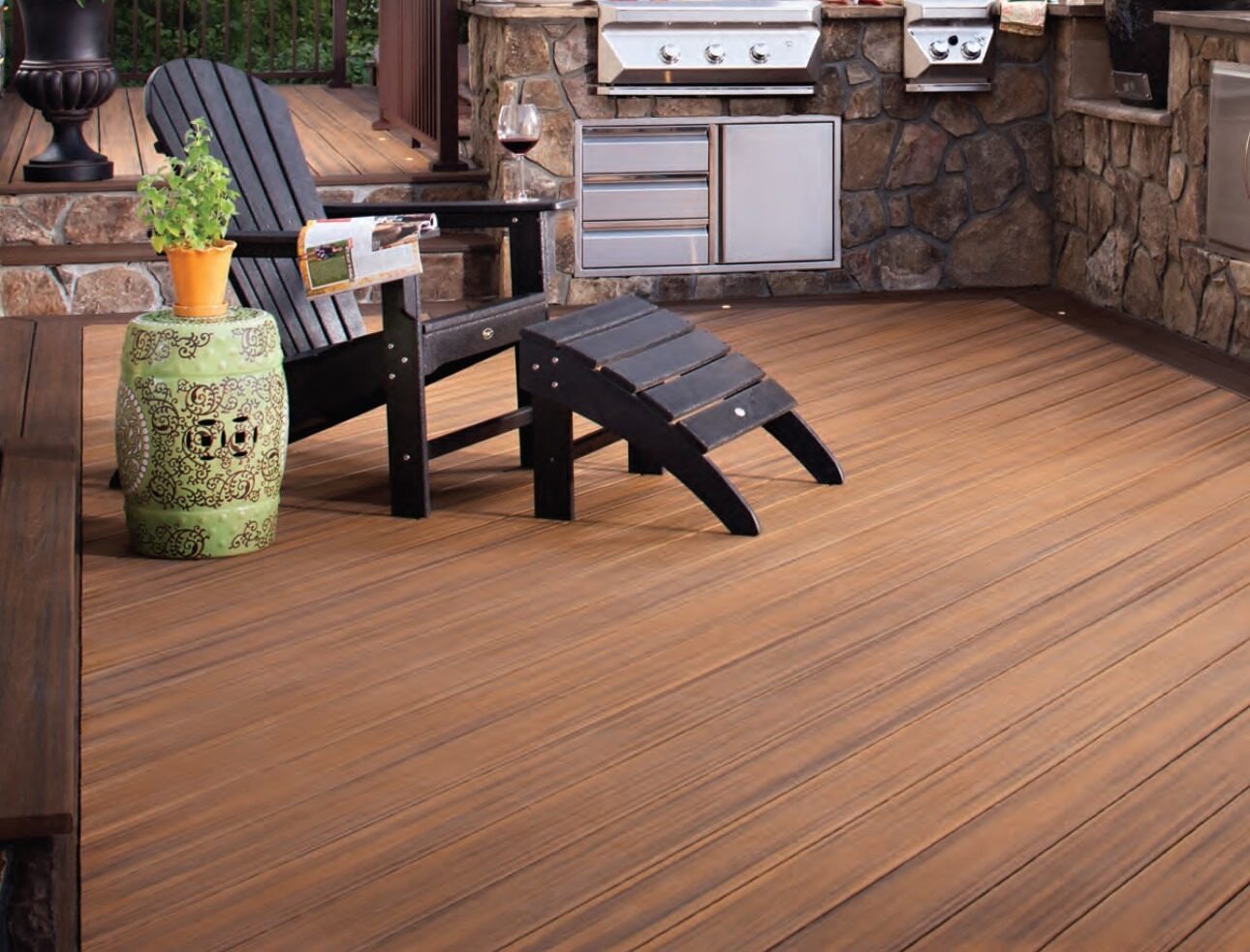 deck and grill redesign