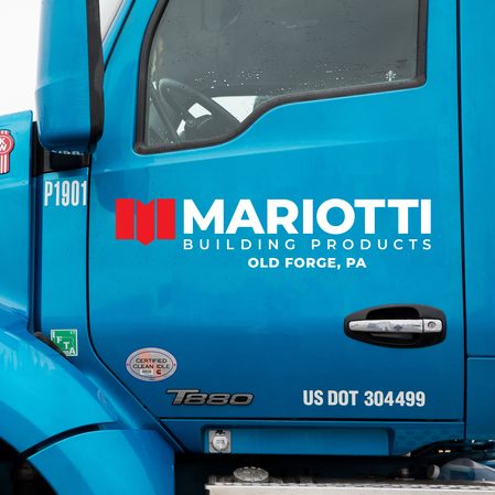 Mariotti Building products truck door
