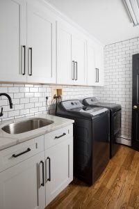 newly designed laundry room