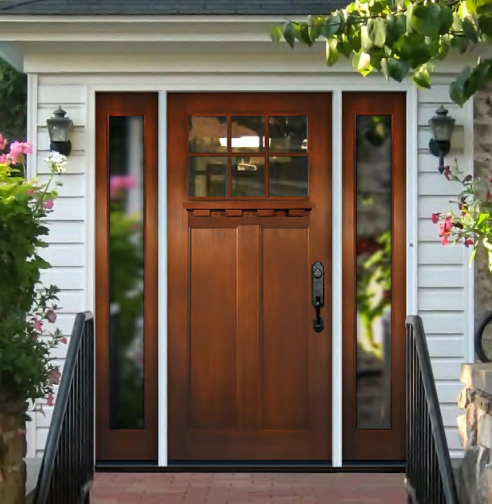 front door design closeup