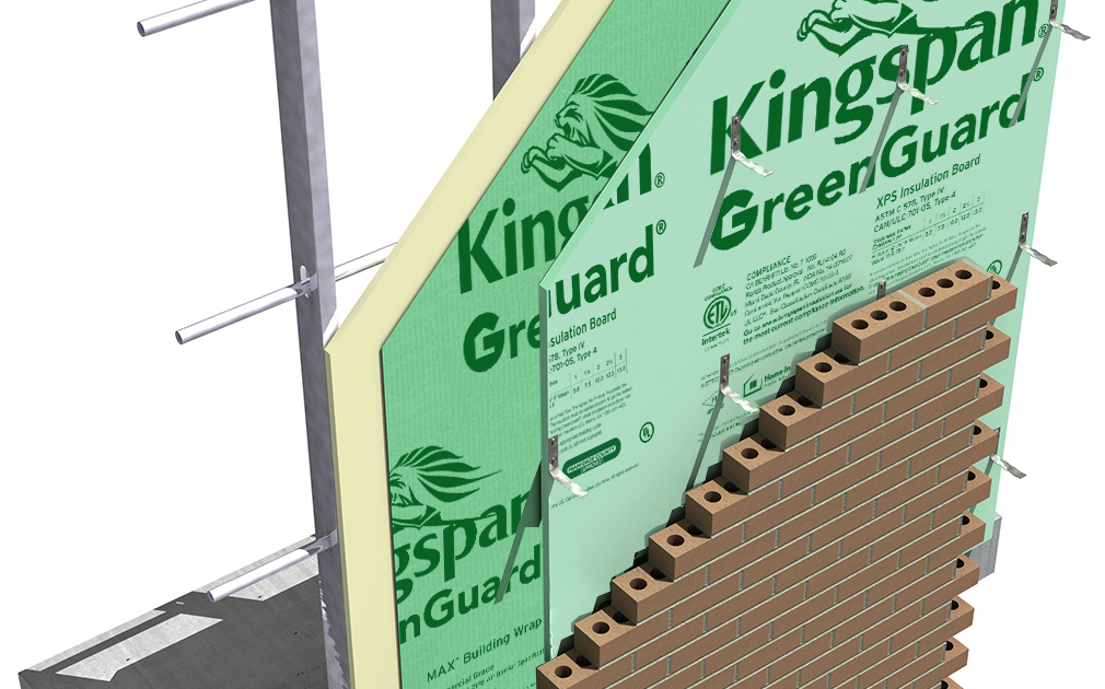 demo of how insulation is applied