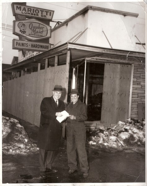 outside of the old mariotti lumber company