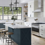 White kitchen cabinets from Showplace Cabinetry